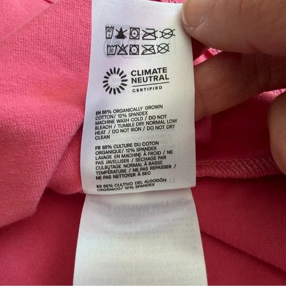 NWT Reformation "Silas" Snapdragon Pink Front Cutout Long Sleeve Knit Top - Picture 13 of 15